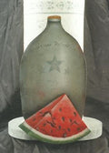 Crock & Watermelon Paper Towel Holder - Joan Wilding