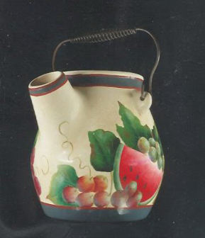 Fruit on Teapot - Joan Wilding