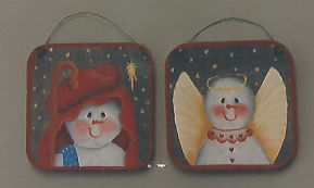 Snowman Angel and Shepard - Arlene Beck