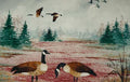 Geese on the Bog Early Morning - Laurie Paillex