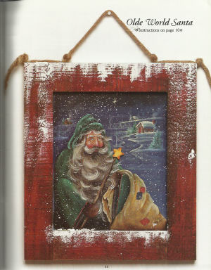 Painting for Christmas Santas - Chris Stokes - OOP