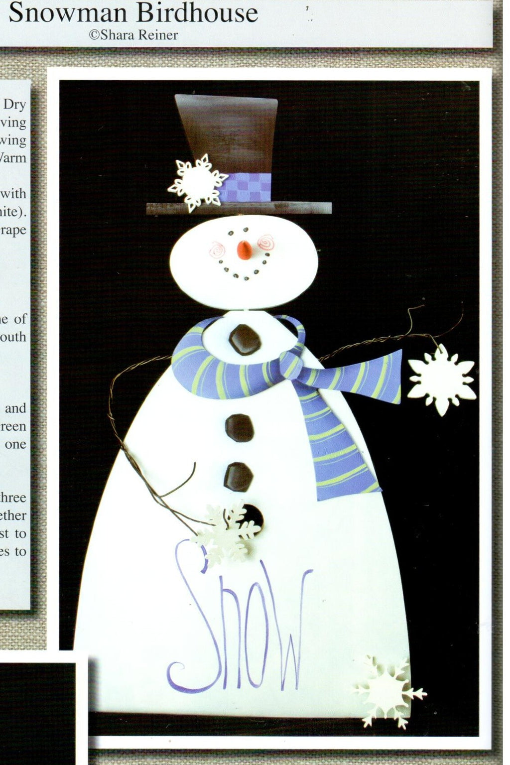 Shara's Funky Folk Art Christmas - Shara Reiner