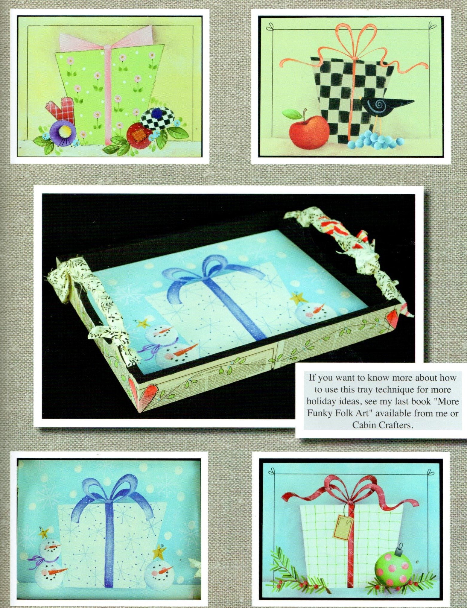 Shara's Funky Folk Art Christmas - Shara Reiner