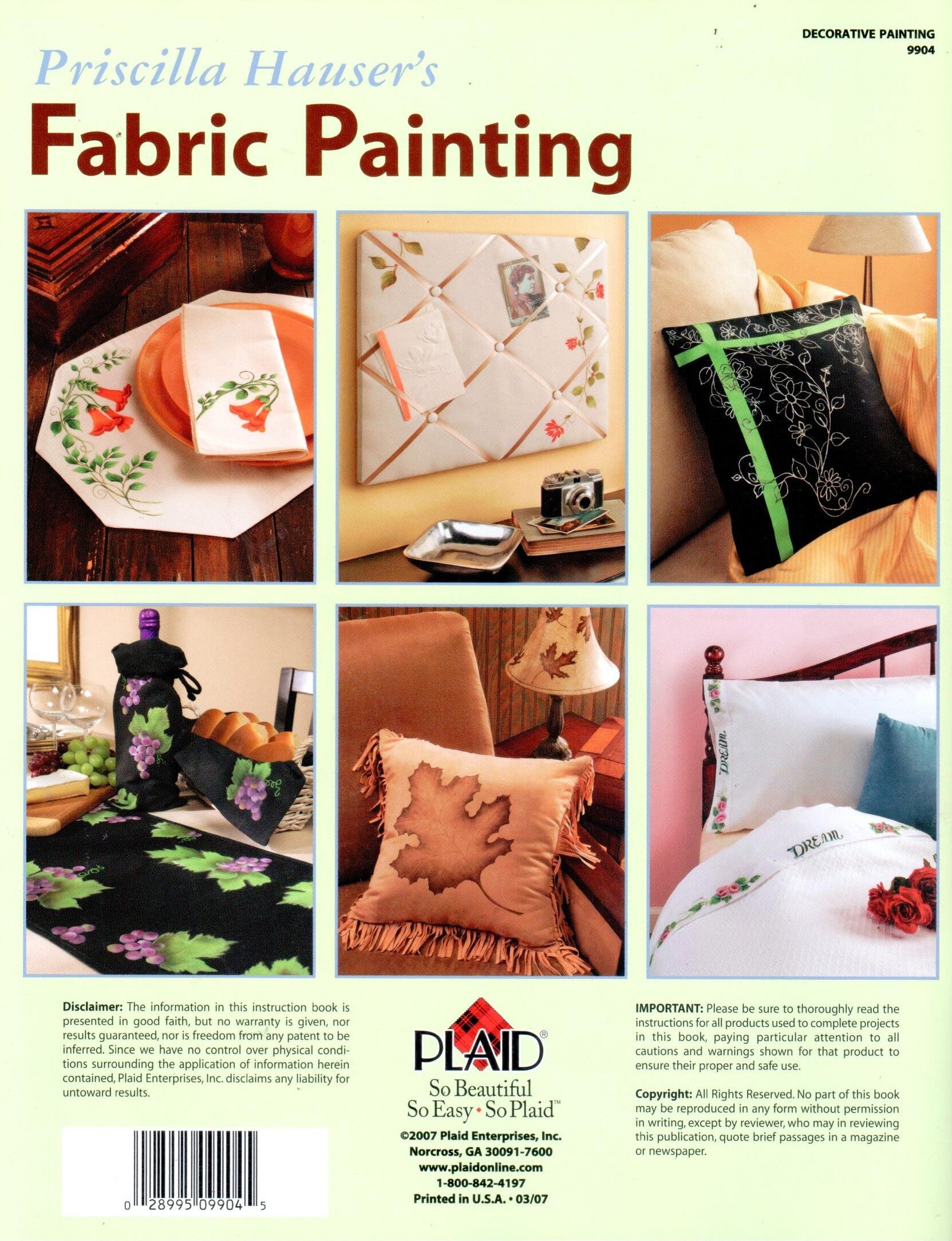 Priscilla Hauser's Fabric Painting - Priscilla Hauser