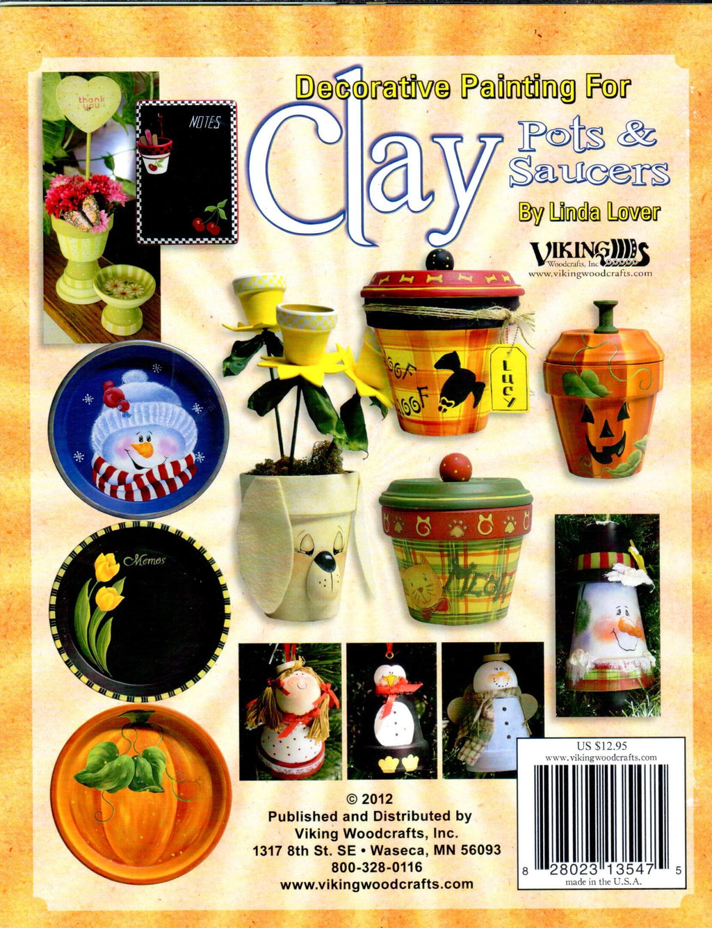 Decorative Painting for Clay Pots and Saucers - Linda Lover