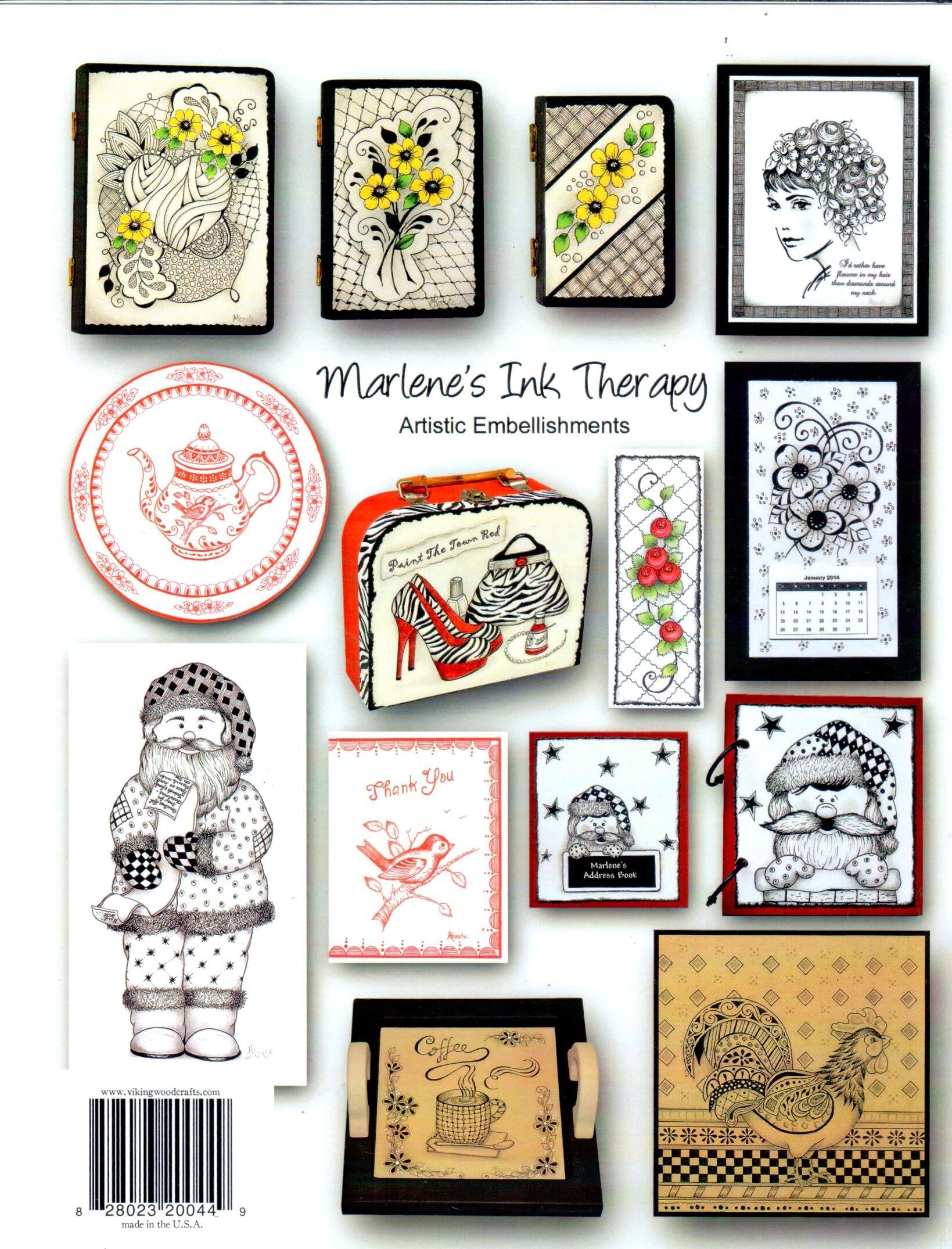 Marlene's Ink Therapy Artistic Embellishments - Marlene Kreutz