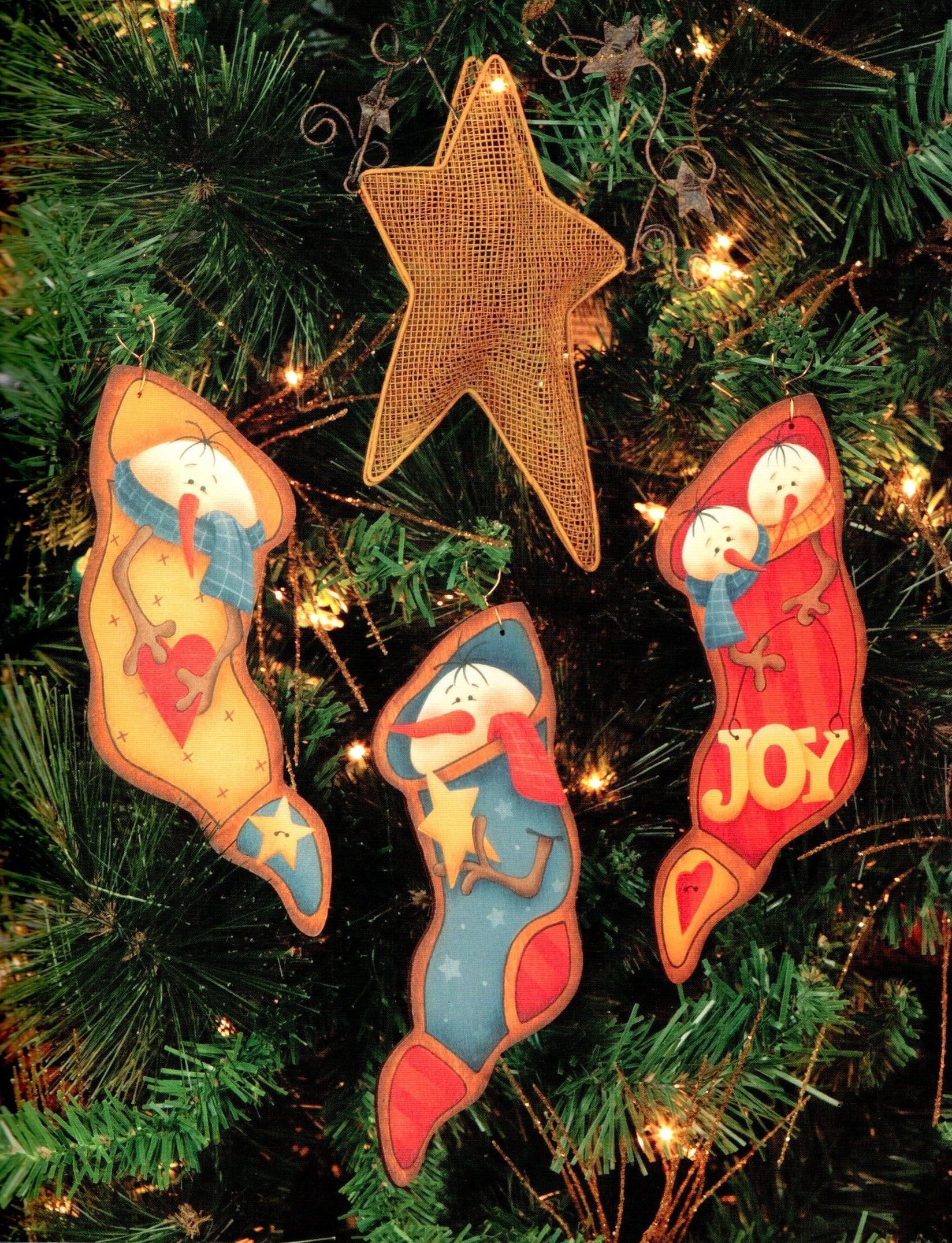 Snowmen Ornaments - Sandy Holman Sackett