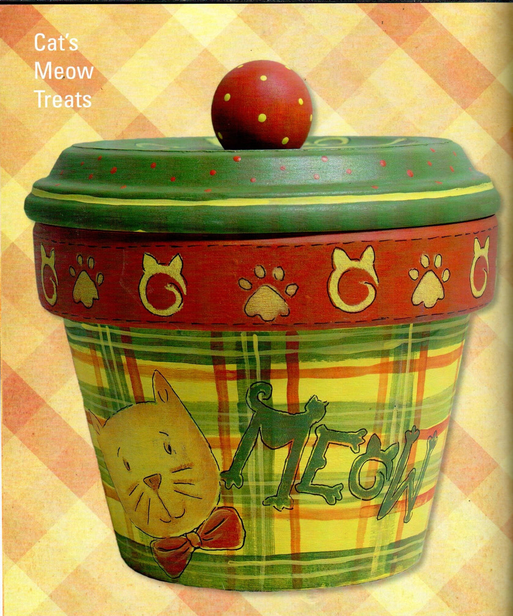 Decorative Painting for Clay Pots and Saucers - Linda Lover