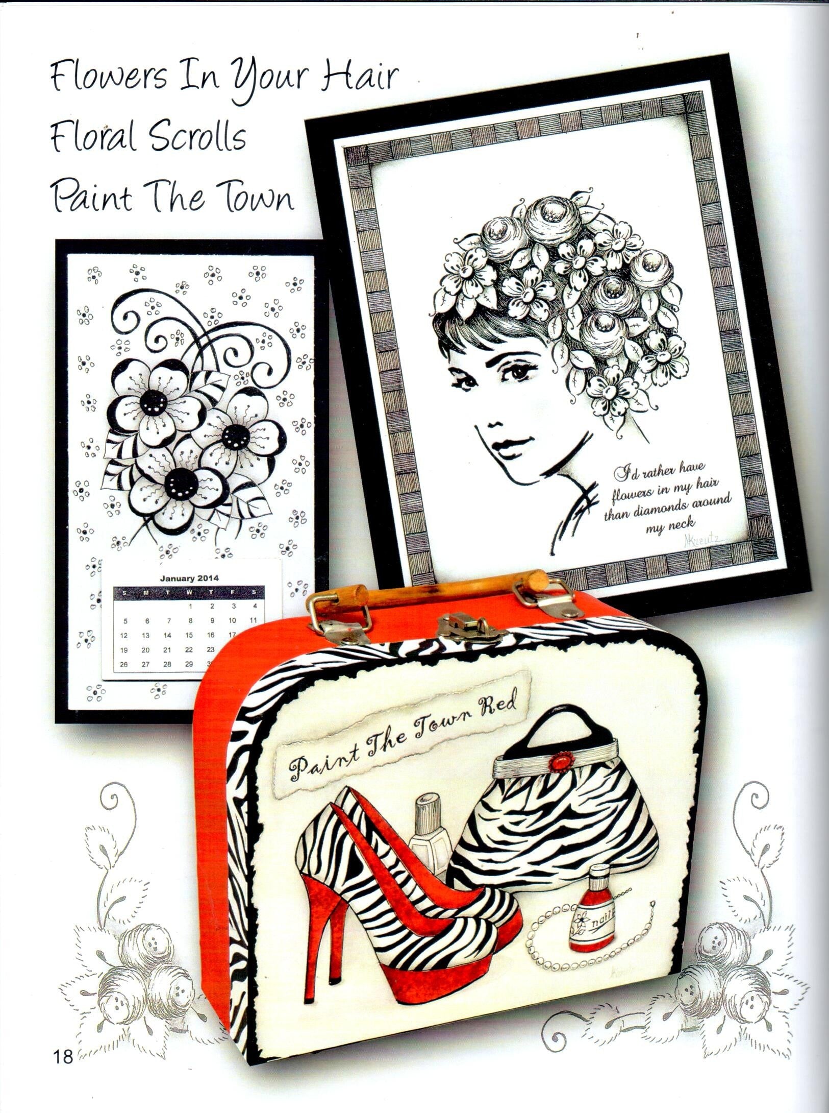 Marlene's Ink Therapy Artistic Embellishments - Marlene Kreutz