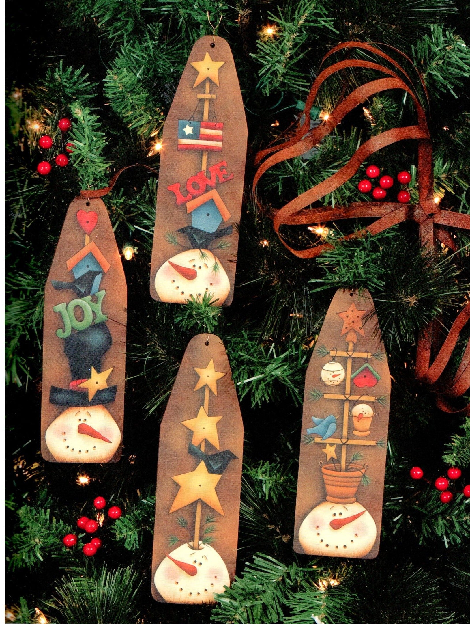 Snowmen Ornaments - Sandy Holman Sackett