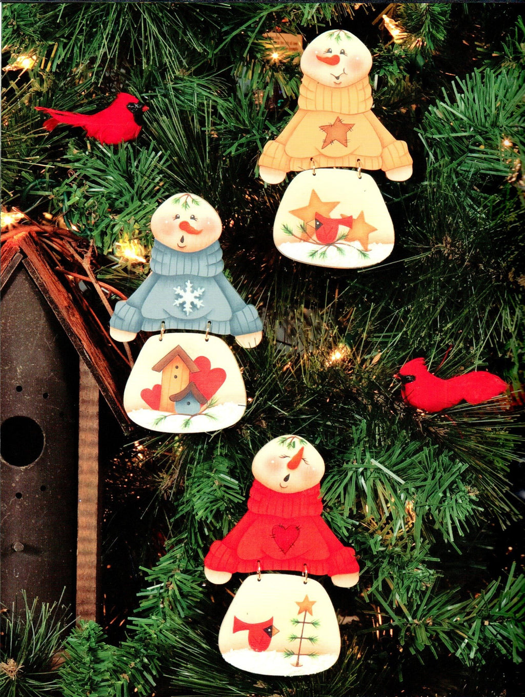 Snowmen Ornaments - Sandy Holman Sackett