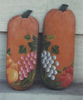Pumpkin Staves with Fruit and Ivy #293 - Phyllis Tilford