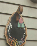 Welcome Door Chime Plaque - Prudy Vannier