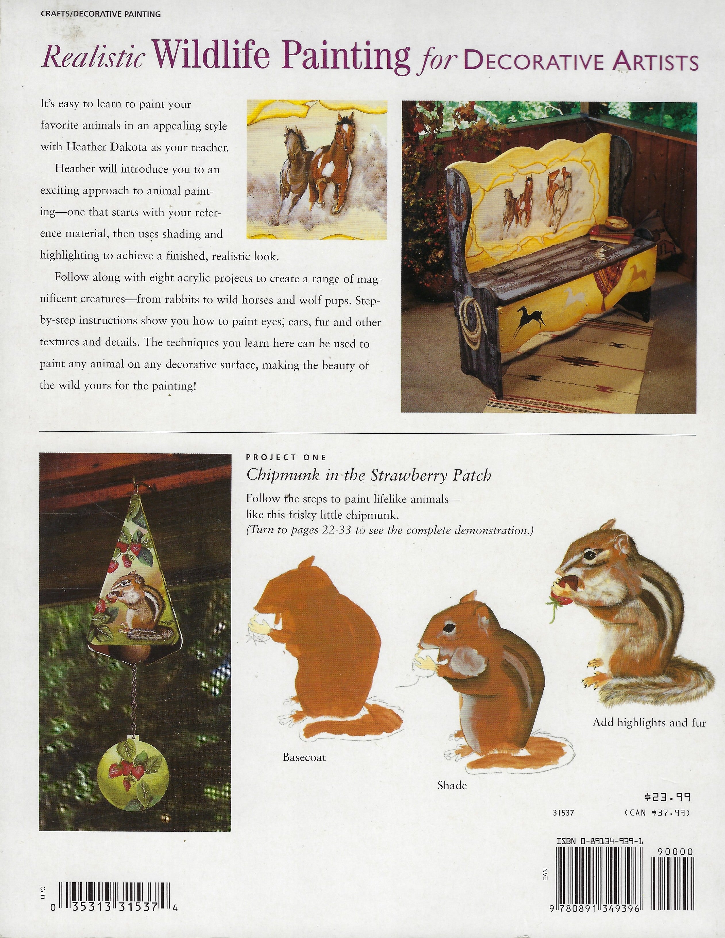 CLEARANCE: Realistic Wildlife Painting for Decorative Artists - Heather Dakota