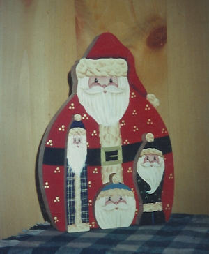 Sawmill Santas - Nancy Russman