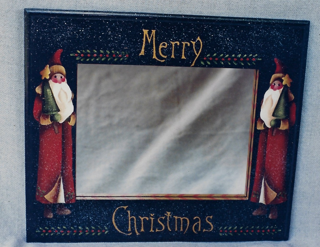 Primitive Santa Frame - Susie Saunders