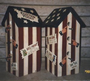 Election Day Birdhouse - Judy Sipe