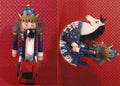 Snowmen Rocking Horse Nutcracker - Brenda Stott