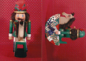The Patterns of Christmas Rocking Horse Nutcracker - Brenda Stott