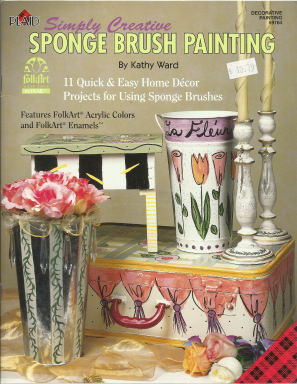 CLEARANCE: Sponge Brush Painting - Kathy Ward