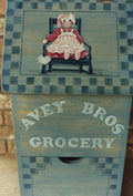 Ms Bunny on a Grocery Bin - Karen Sherman