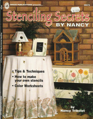 CLEARANCE: Stenciling Secrets - Nancy Tribolet