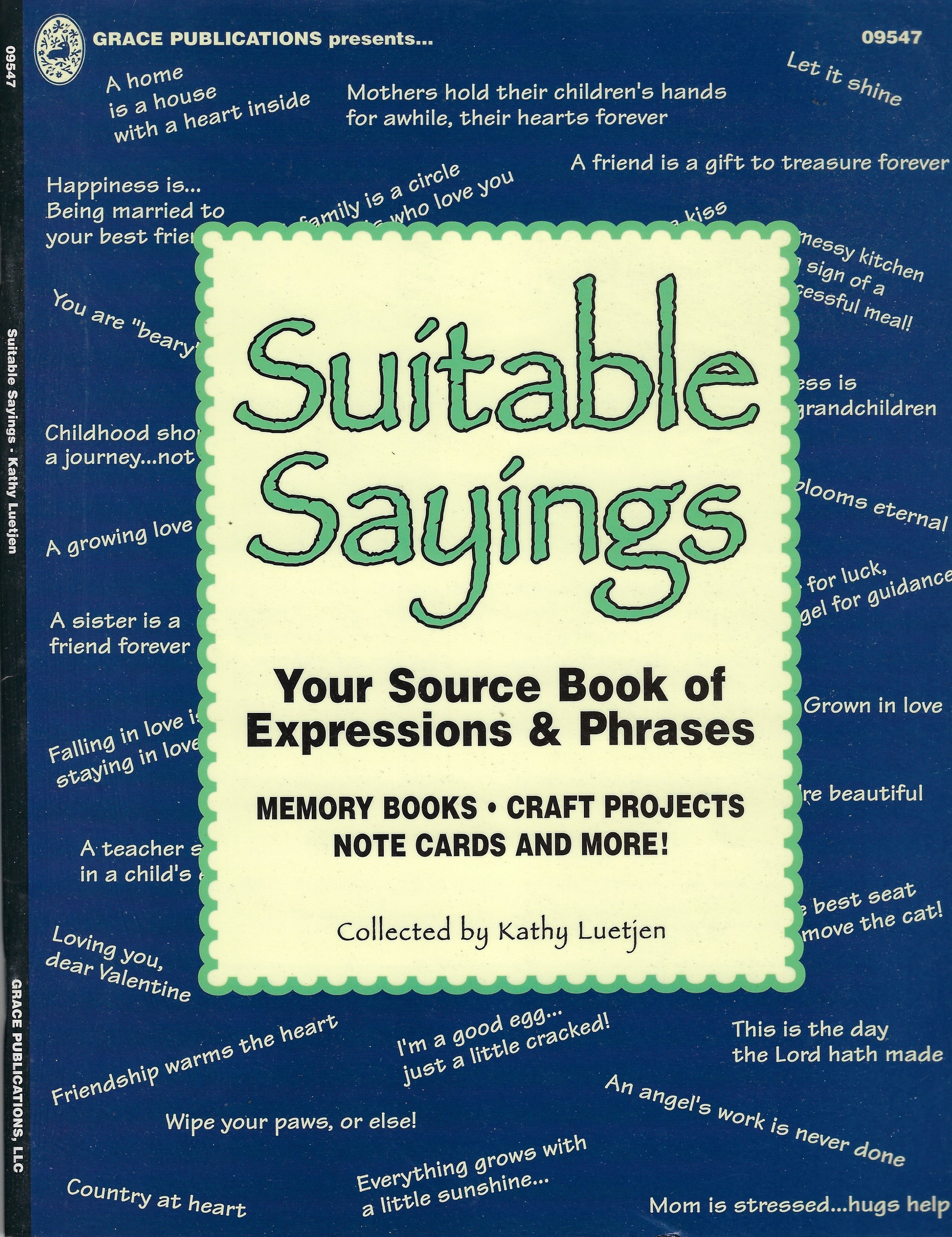 CLEARANCE: Suitable Sayings - Kathy Luetjen