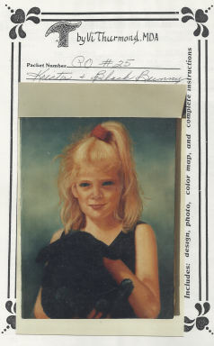 Krista and Black Bunny - Vi Thurmond PO25