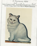 White Angora Cat - Vi Thurmond CO8