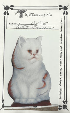 White Persian Cat - Vi Thurmond CO15