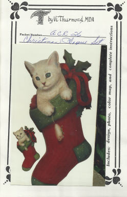Xmas Plaque and Ornament - Vi Thurmond ACR26