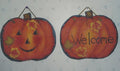 Pumpkin Slate Welcome - Geri Tilley - OOP