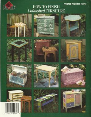 CLEARANCE: How to Finish Un-finished Furniture - Susan Goans Driggers