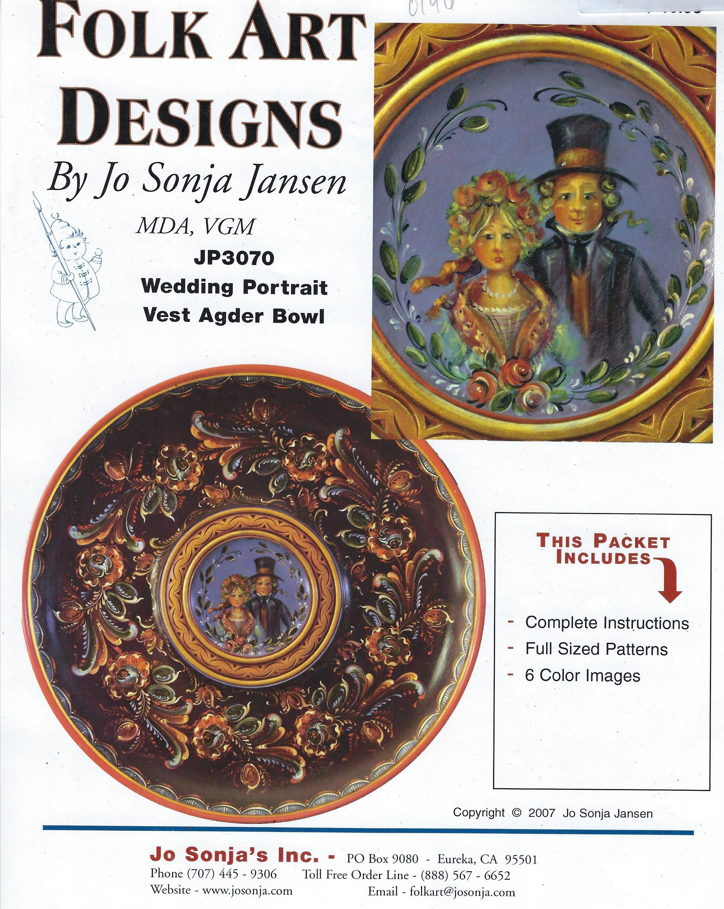 Wedding Portrait Vest Agder Bowl No. JP3070 - Jo Sonja Jansen
