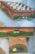 Primitive Checkerboard Chest - Debra L. Welty