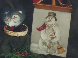 Two Sassy Snowmen  # 155 - Jean Zawicki