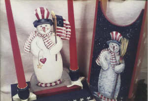 Uncle Sam Snowman  # 161 - Jean Zawicki