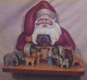 Santa & Noah's Ark + Animals  # 165 - Jean Zawicki