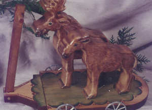 Mellow Moose Pull-Toy  # 179 - Jean Zawicki