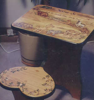 Noah's Ark Child's Desk  # 182 - Jean Zawicki