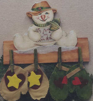 Snowman Mitten Dryer # 214 - Jean Zawicki
