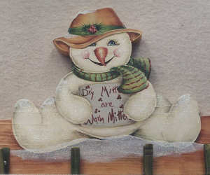 Snowman Mitten Dryer # 214 - Jean Zawicki