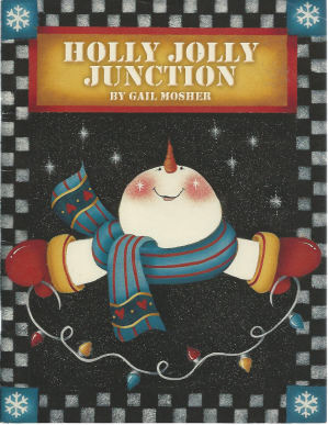 Decorative Painting Bookstore: Holly Jolly Junction - Gail Mosher - OOP