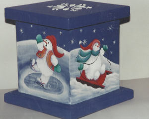 Winter Sports Snowmen - Geri Tilley - OOP