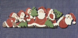 Santas and Trees - Karen Wood - OOP