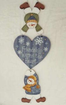 Hanging Snowmen and Heart - Sue Jernigan