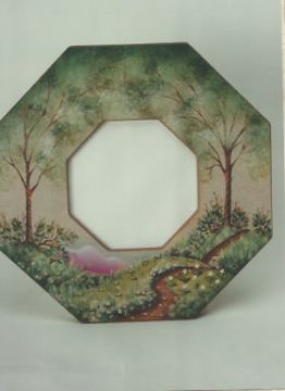 Springtime Mirror Frame - Judy Morgan - OOP