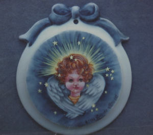 Porcelain Cherub Ornaments - Brenda Stewart - OOP