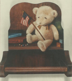 Teddy on a Shelf - Morene Shultz