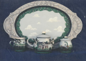 Stoneware Tea Service #217 - Catherine Holman